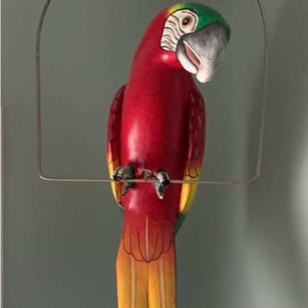 Paper Mache Parrot